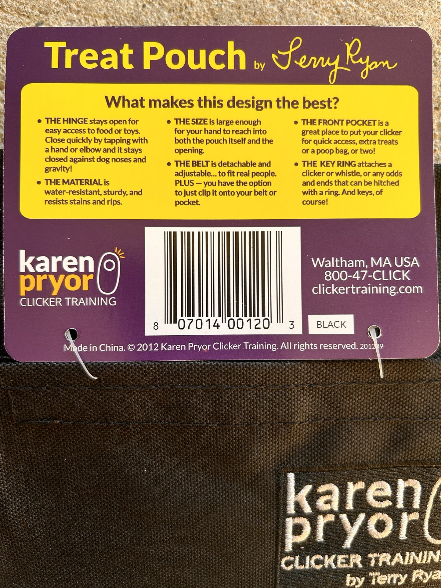 Pouch- Terry Ryan Training Pouch